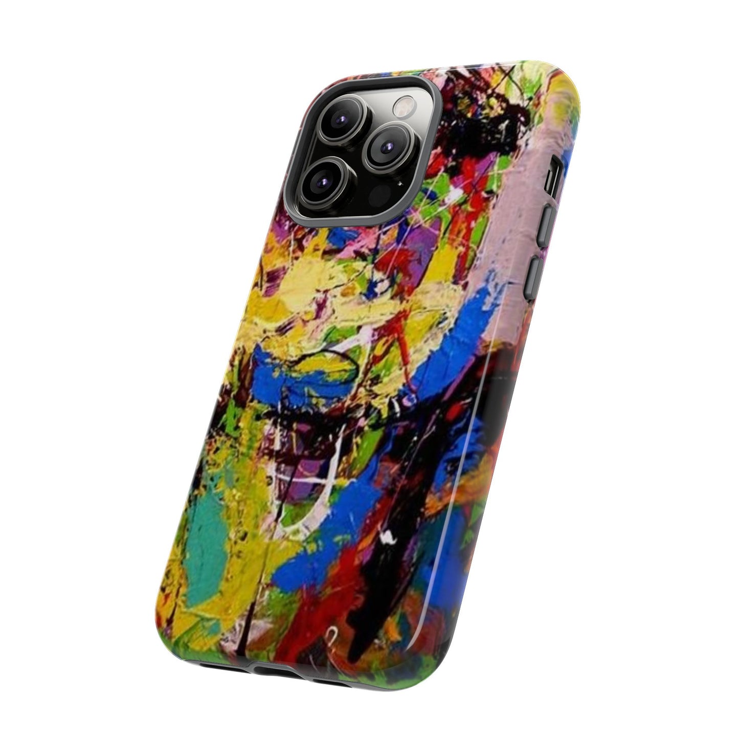 Vibrant Abstract Phone Case - Tough Cases for Bold Individuals