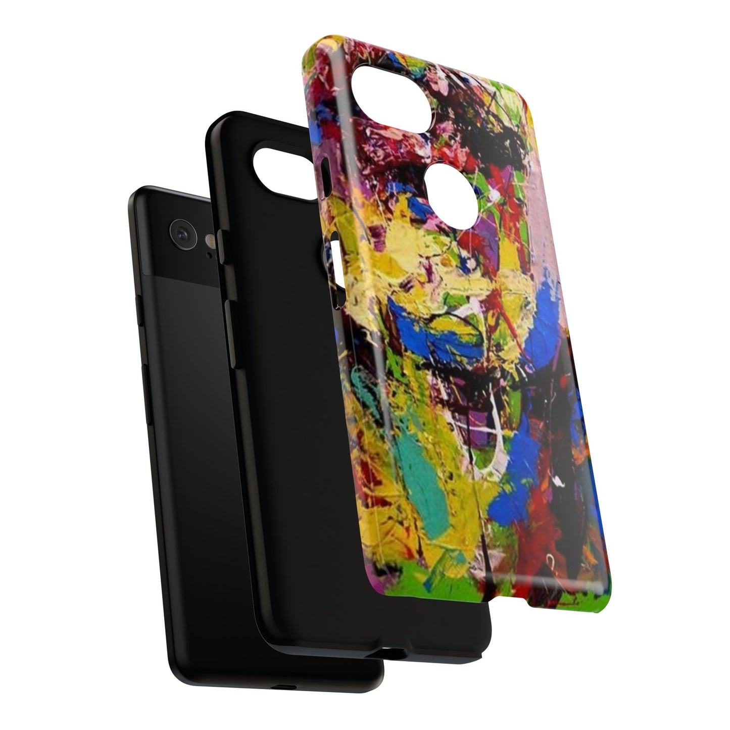 Vibrant Abstract Phone Case - Tough Cases for Bold Individuals