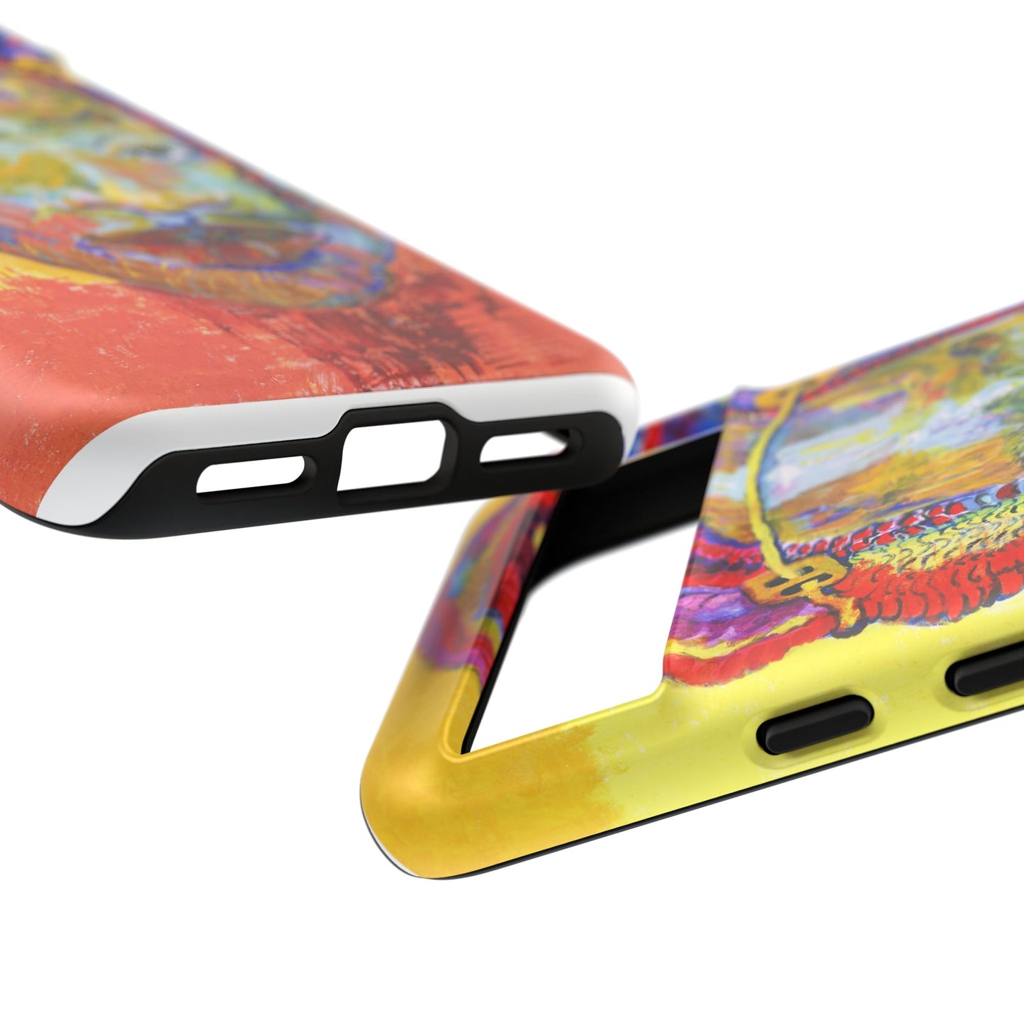 Vibrant Artistic Phone Case - Tough Cases for Creative Souls- African Youth Image