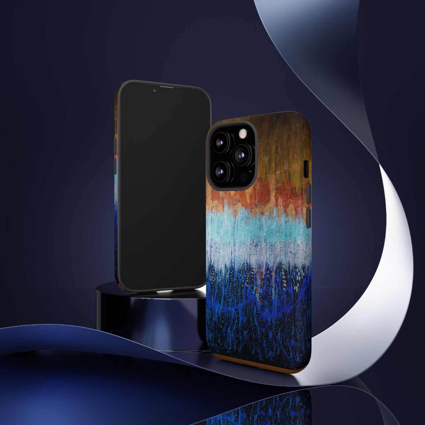 Artistic Tough iPhone Case - Colorful Abstract Design