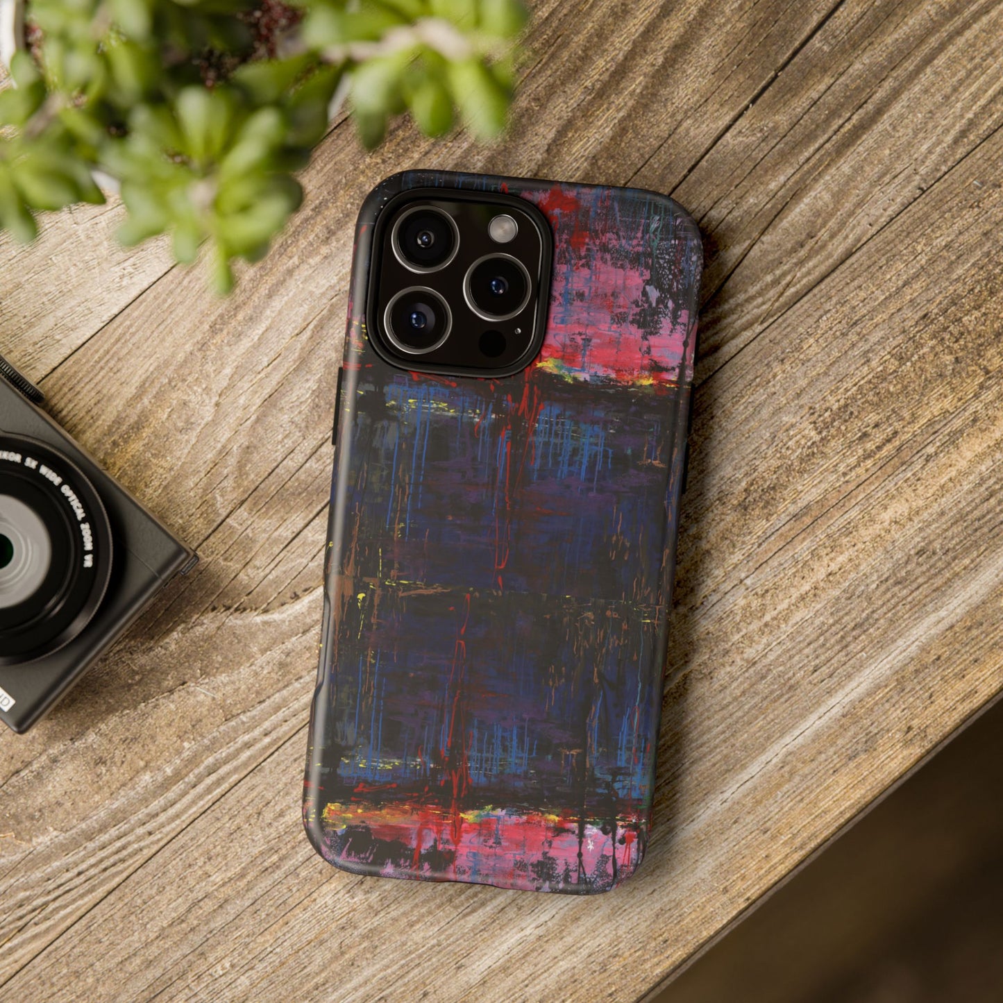 Artistic Tough Cases - Colorful Abstract Phone Case for Creative Souls- Illumination Image