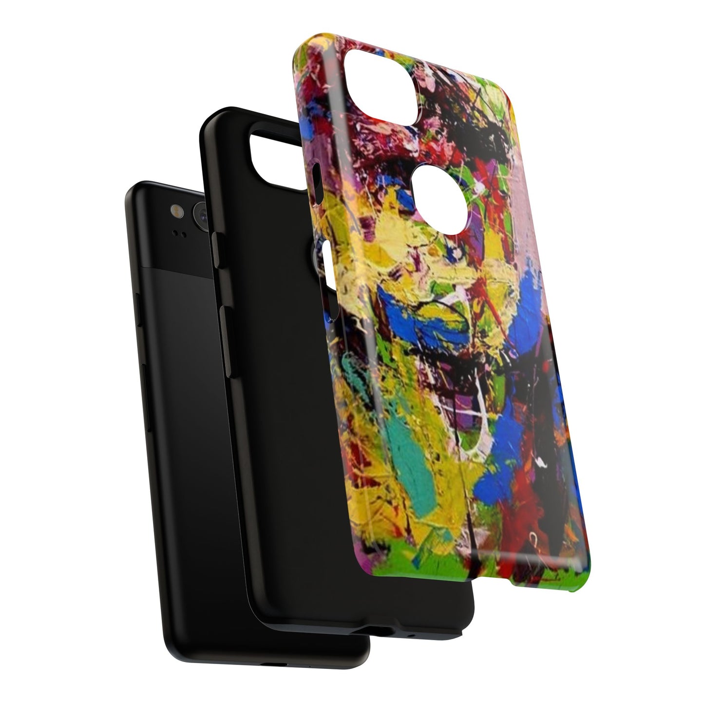 Vibrant Abstract Phone Case - Tough Cases for Bold Individuals