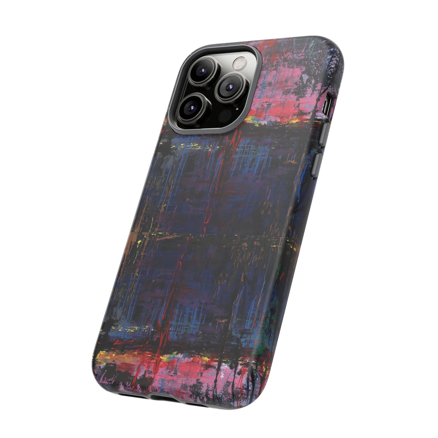 Artistic Tough Cases - Colorful Abstract Phone Case for Creative Souls- Illumination Image