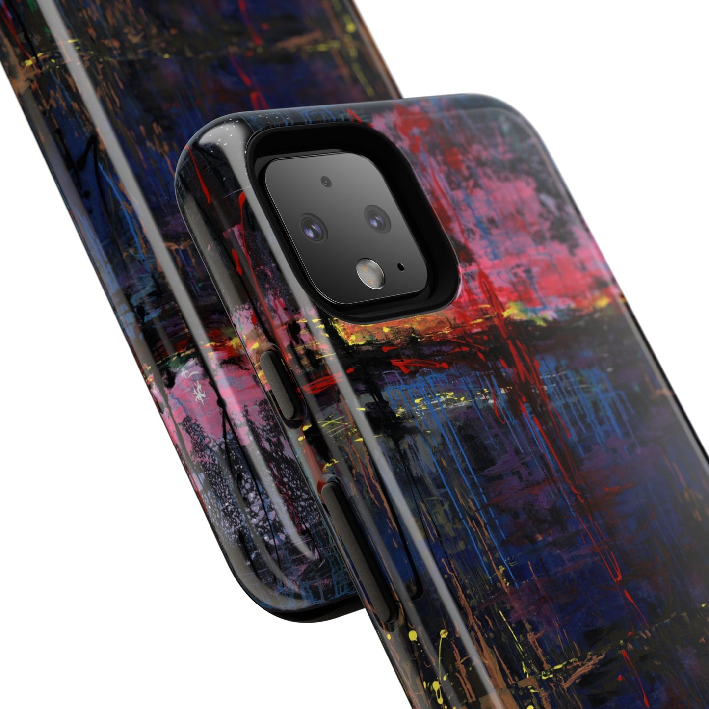 Artistic Tough Cases - Colorful Abstract Phone Case for Creative Souls- Illumination Image