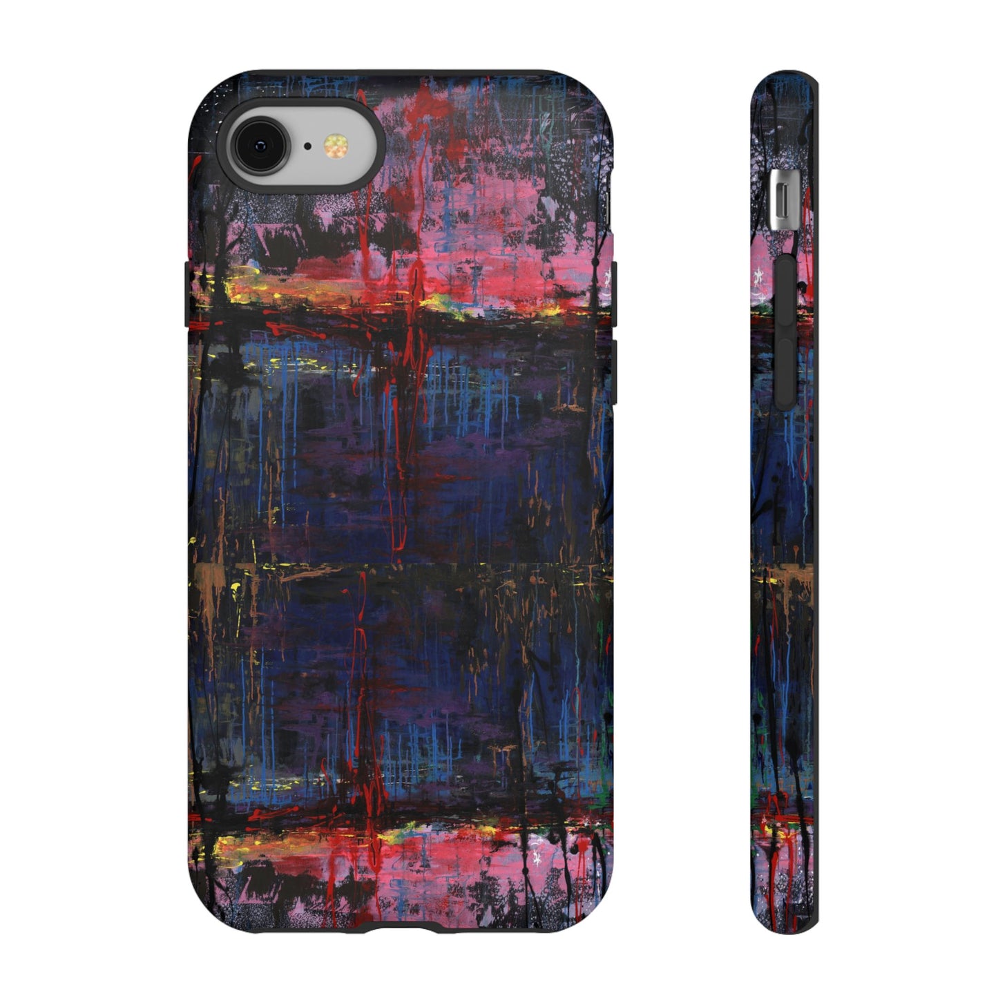 Artistic Tough Cases - Colorful Abstract Phone Case for Creative Souls- Illumination Image