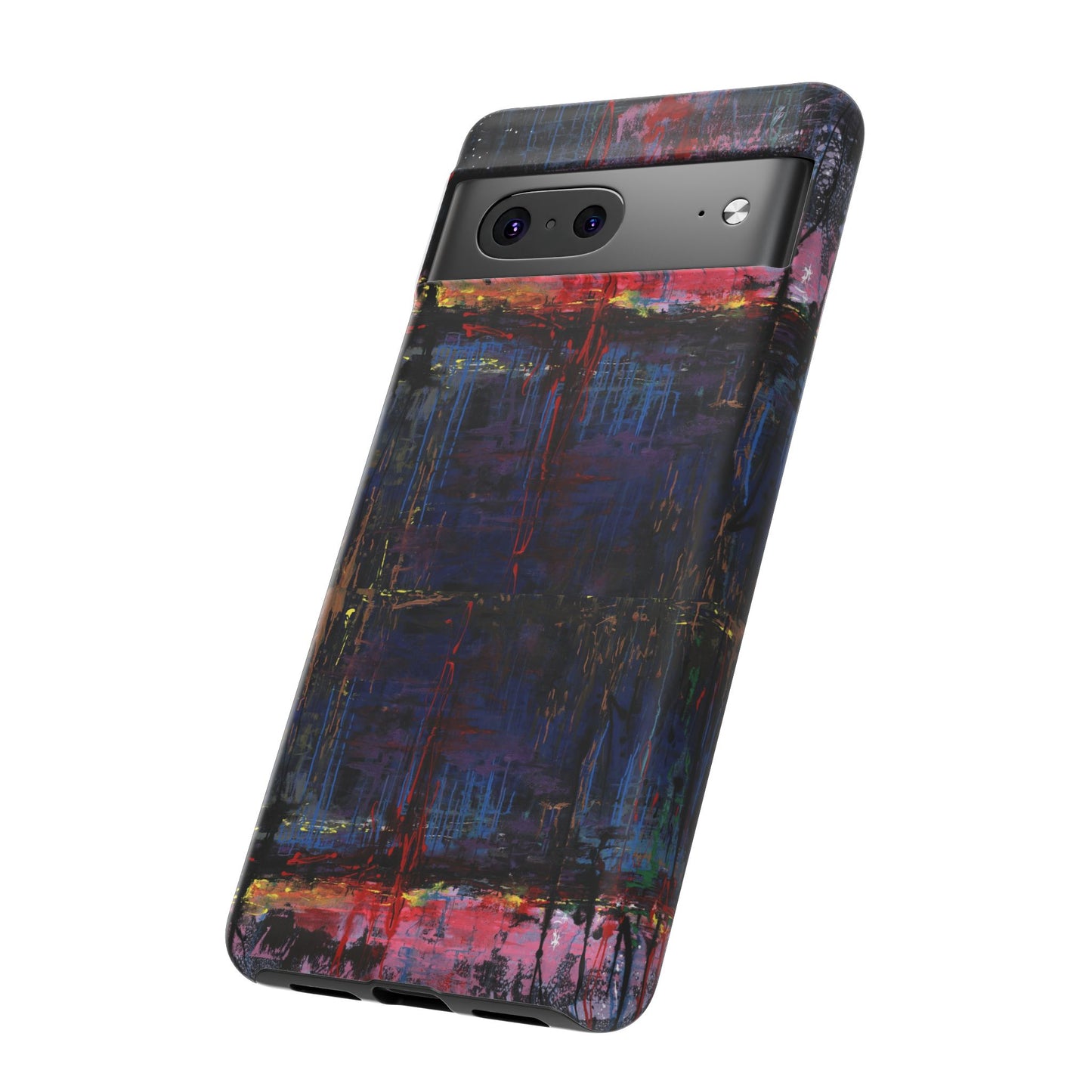 Artistic Tough Cases - Colorful Abstract Phone Case for Creative Souls- Illumination Image