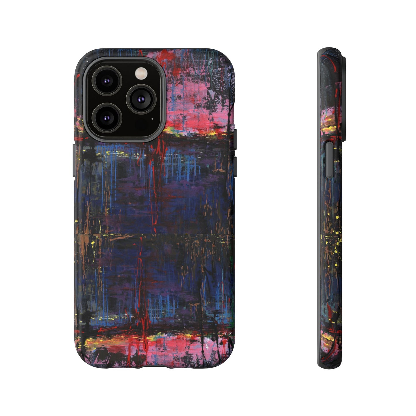 Artistic Tough Cases - Colorful Abstract Phone Case for Creative Souls- Illumination Image