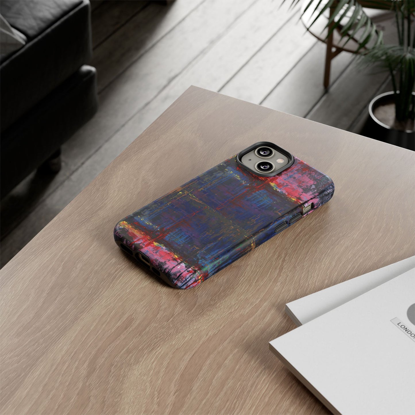 Artistic Tough Cases - Colorful Abstract Phone Case for Creative Souls- Illumination Image