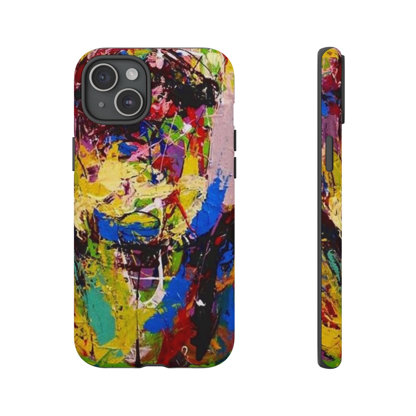 Vibrant Abstract Phone Case - Tough Cases for Bold Individuals