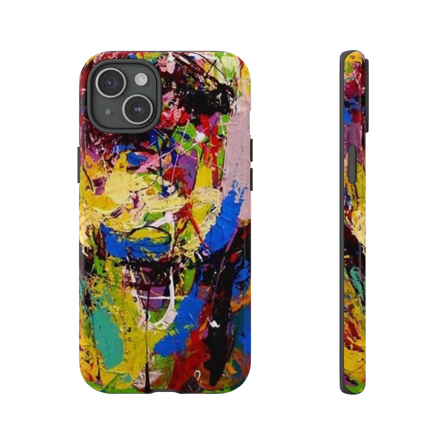 Vibrant Abstract Phone Case - Tough Cases for Bold Individuals