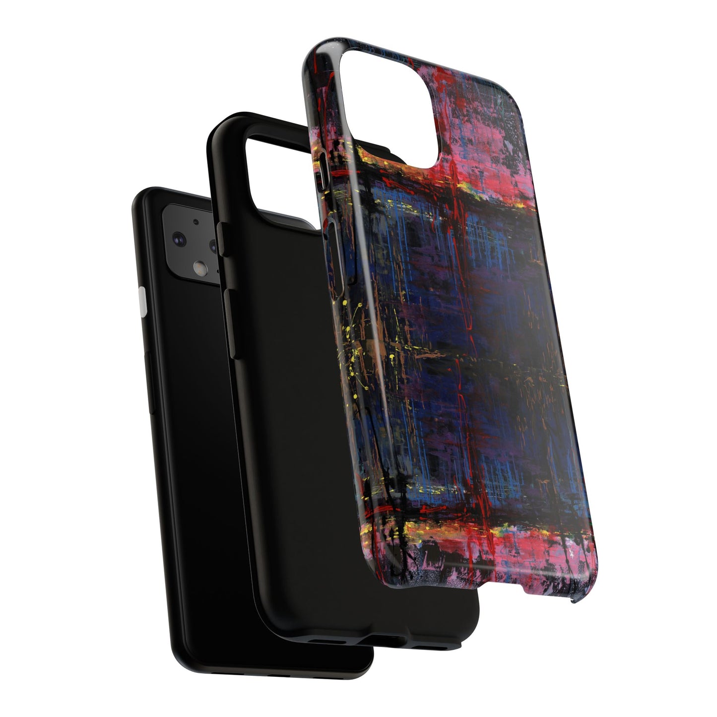 Artistic Tough Cases - Colorful Abstract Phone Case for Creative Souls- Illumination Image