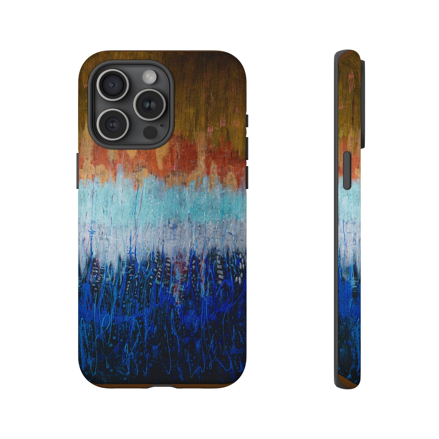 Artistic Tough iPhone Case - Colorful Abstract Design