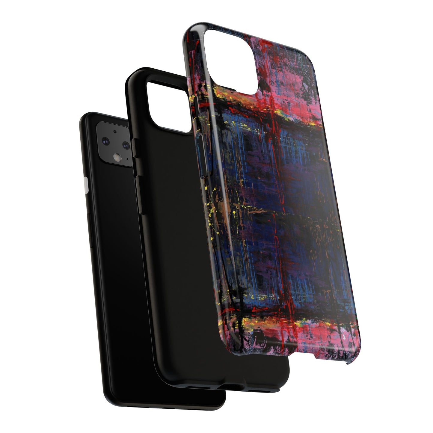 Artistic Tough Cases - Colorful Abstract Phone Case for Creative Souls- Illumination Image
