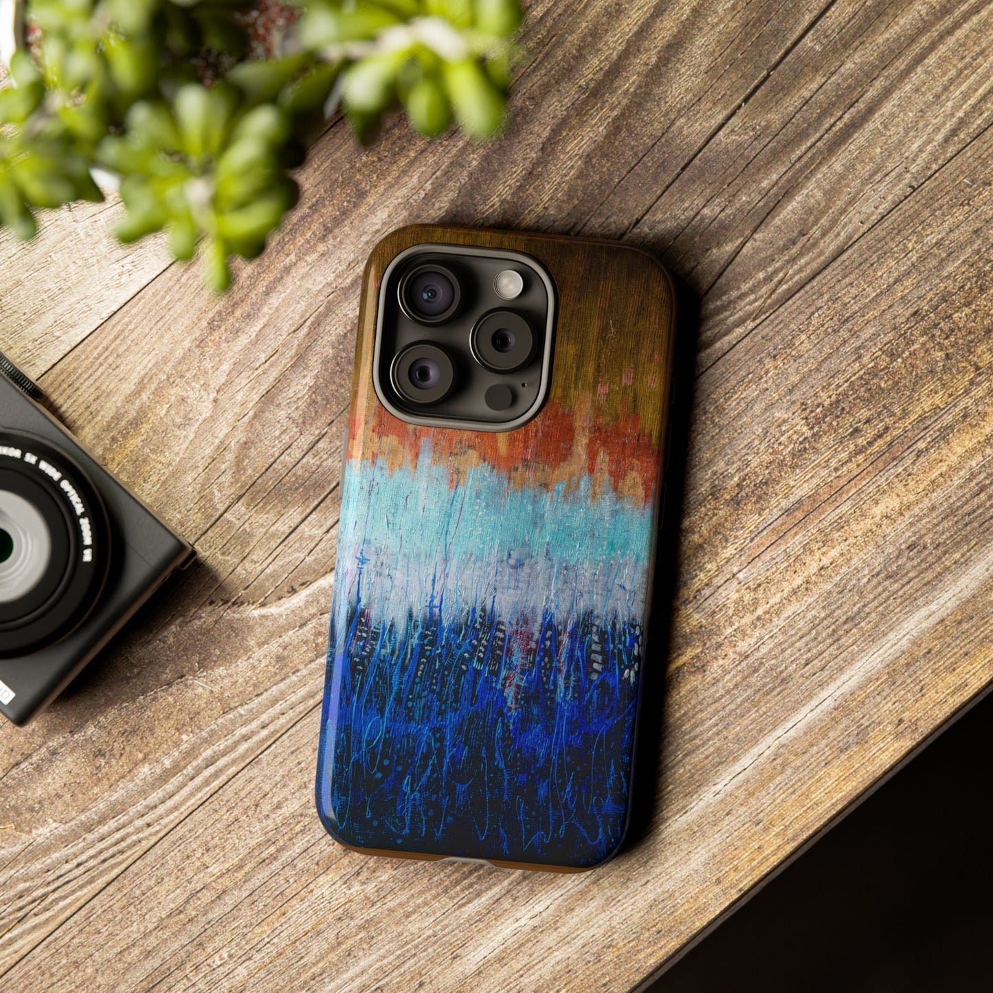 Artistic Tough iPhone Case - Colorful Abstract Design