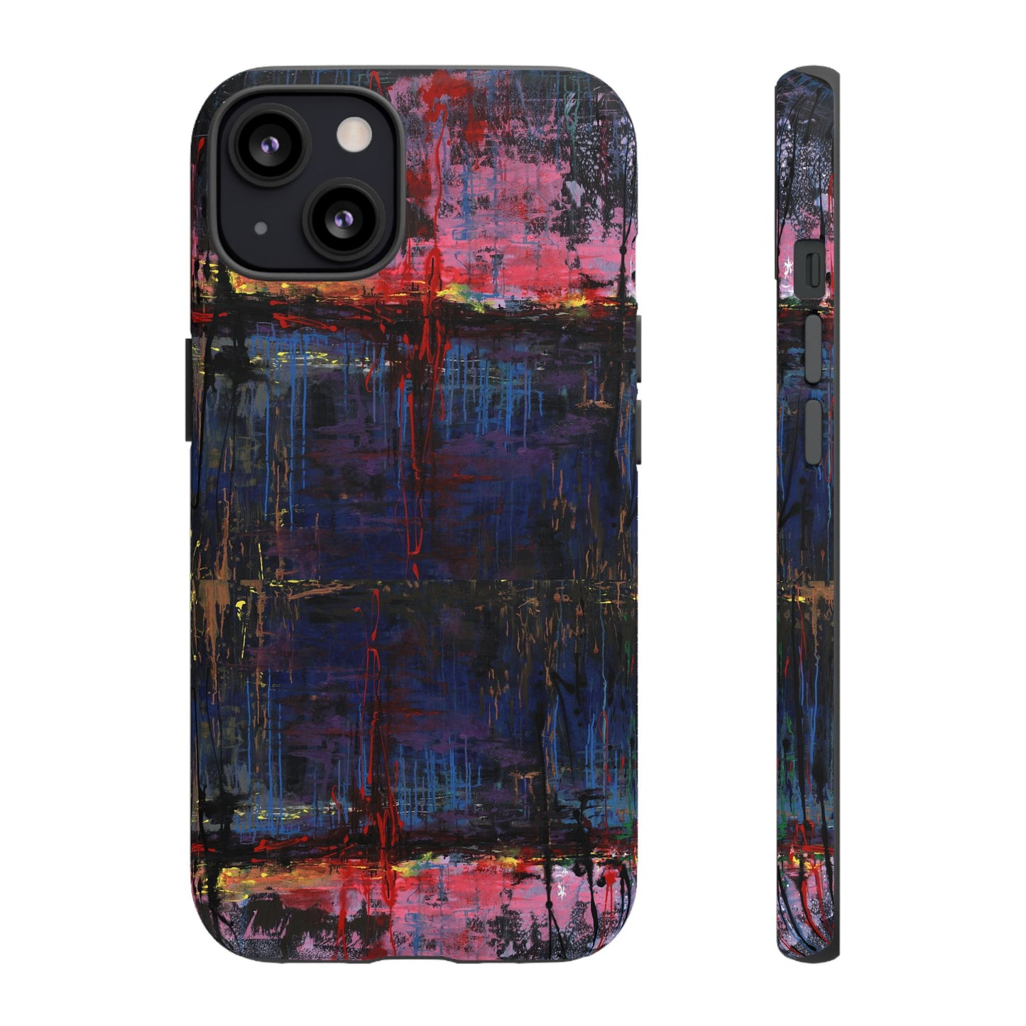 Artistic Tough Cases - Colorful Abstract Phone Case for Creative Souls- Illumination Image