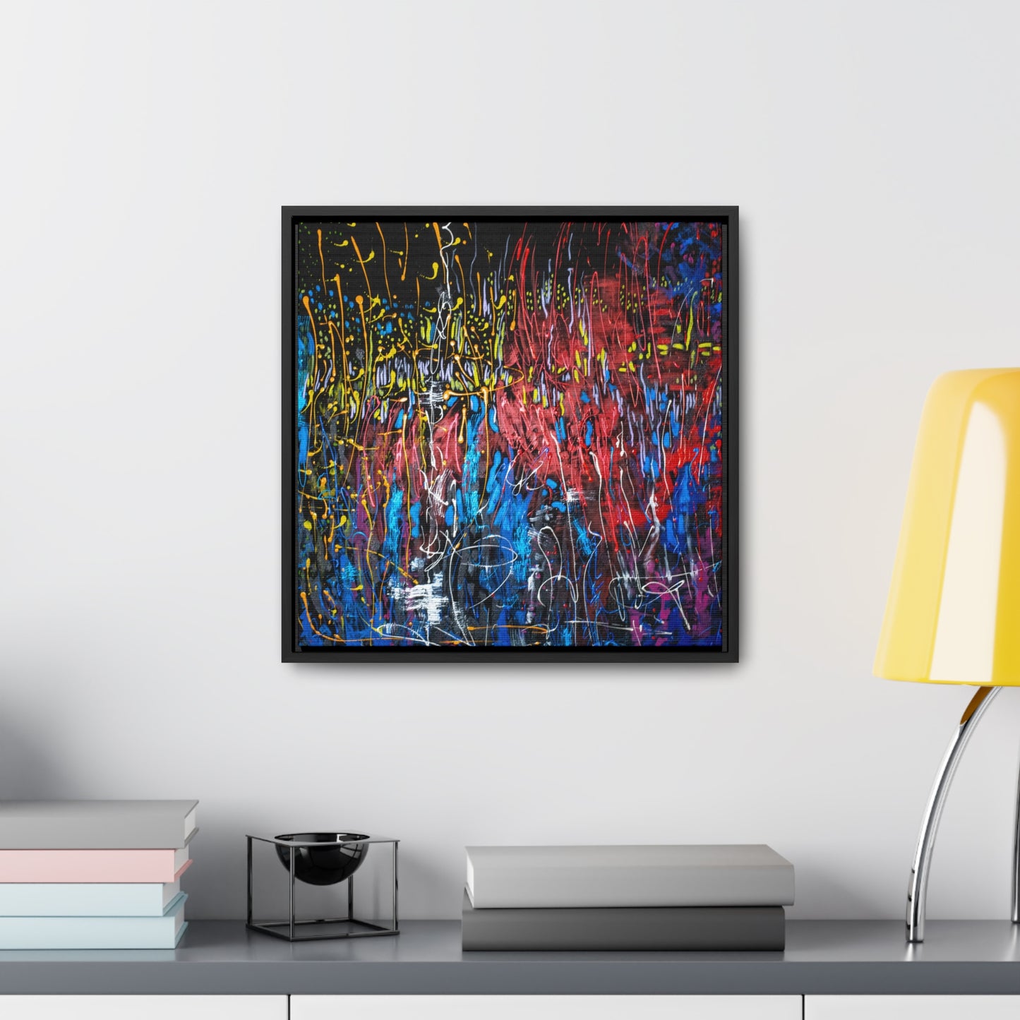 Passion of Life - Framed Canvas Print