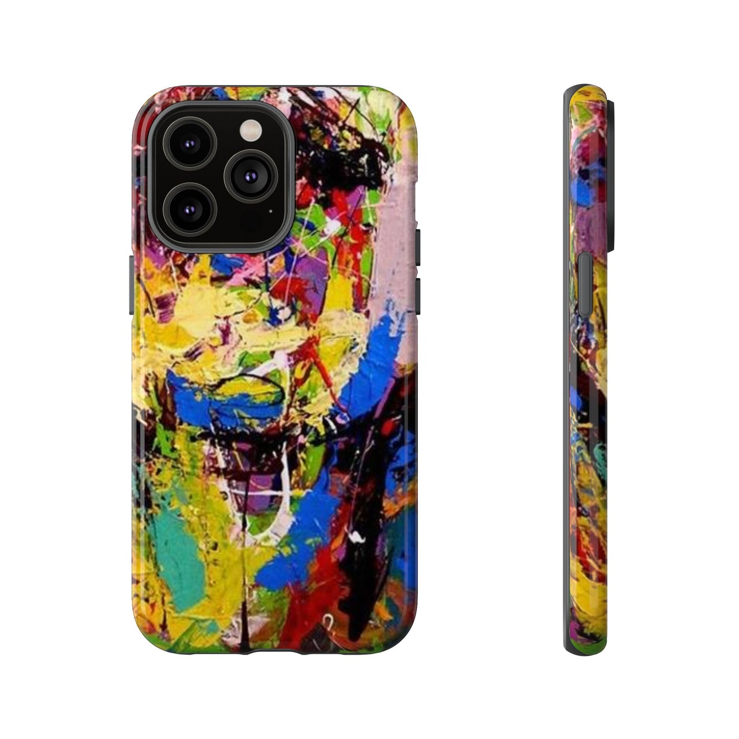 Vibrant Abstract Phone Case - Tough Cases for Bold Individuals
