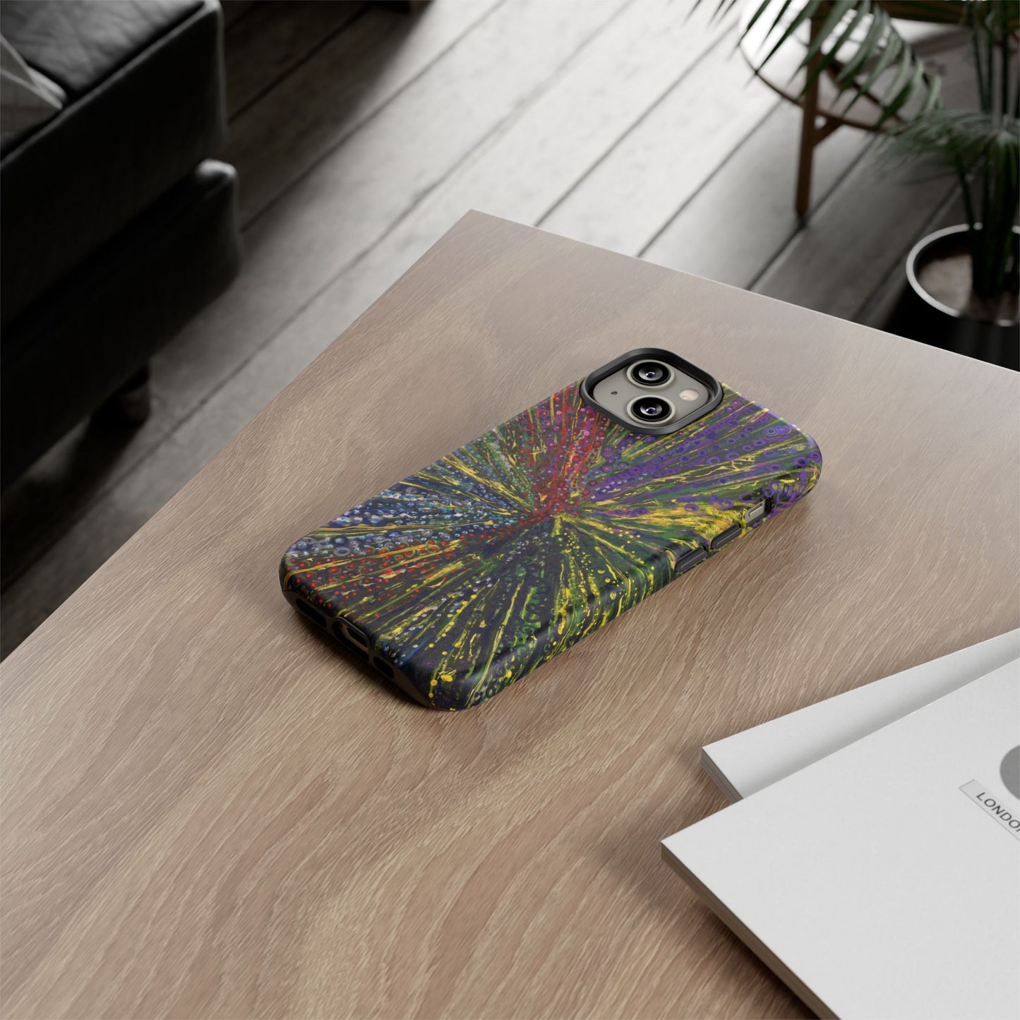 Stylish Abstract Phone Case for Trendsetters - The Last Dance Image