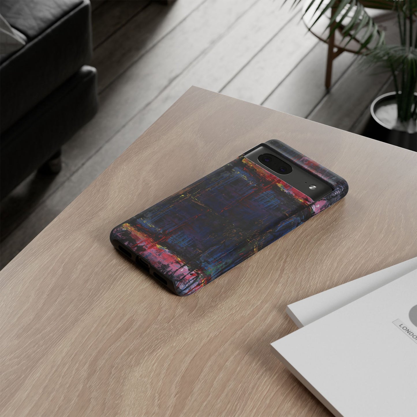Artistic Tough Cases - Colorful Abstract Phone Case for Creative Souls- Illumination Image