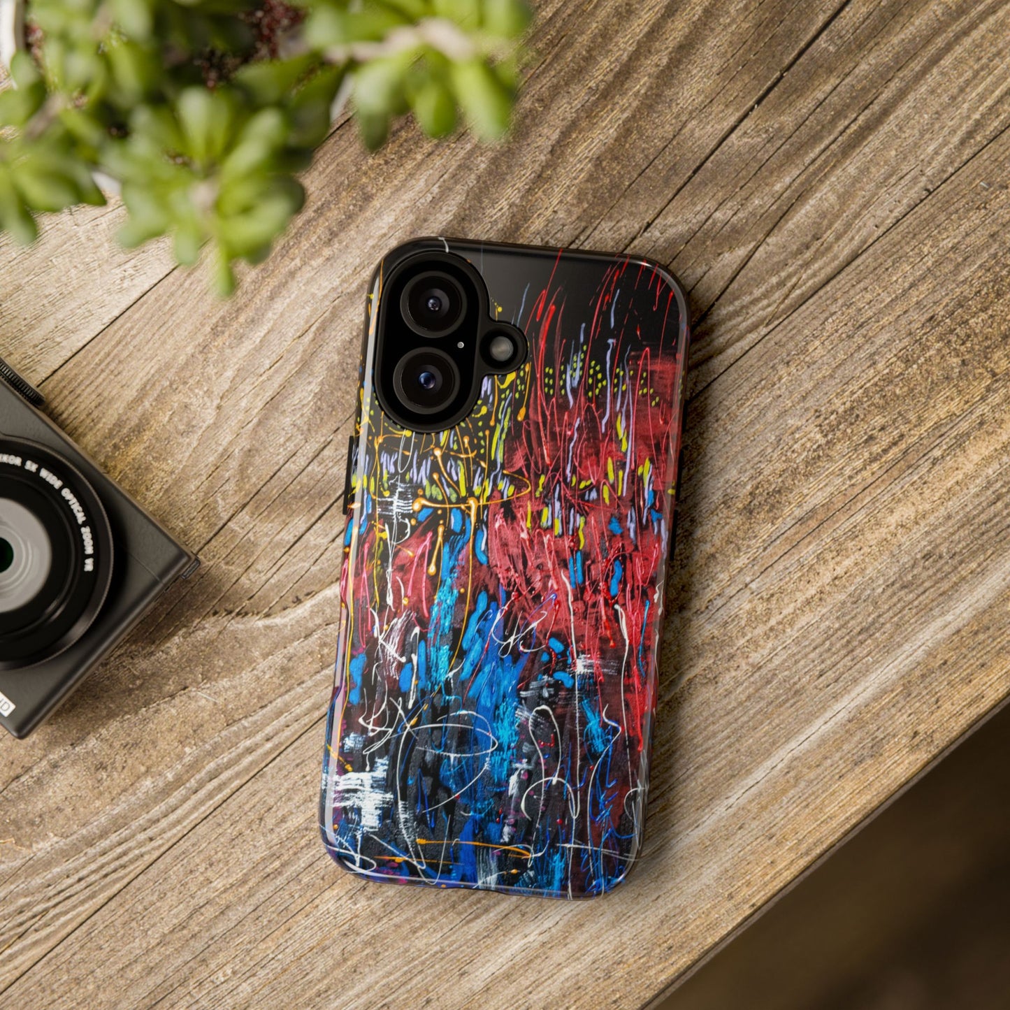 Vibrant Tough Case-Passion of Life Image- Artistic Phone Cover for Bold Personalities