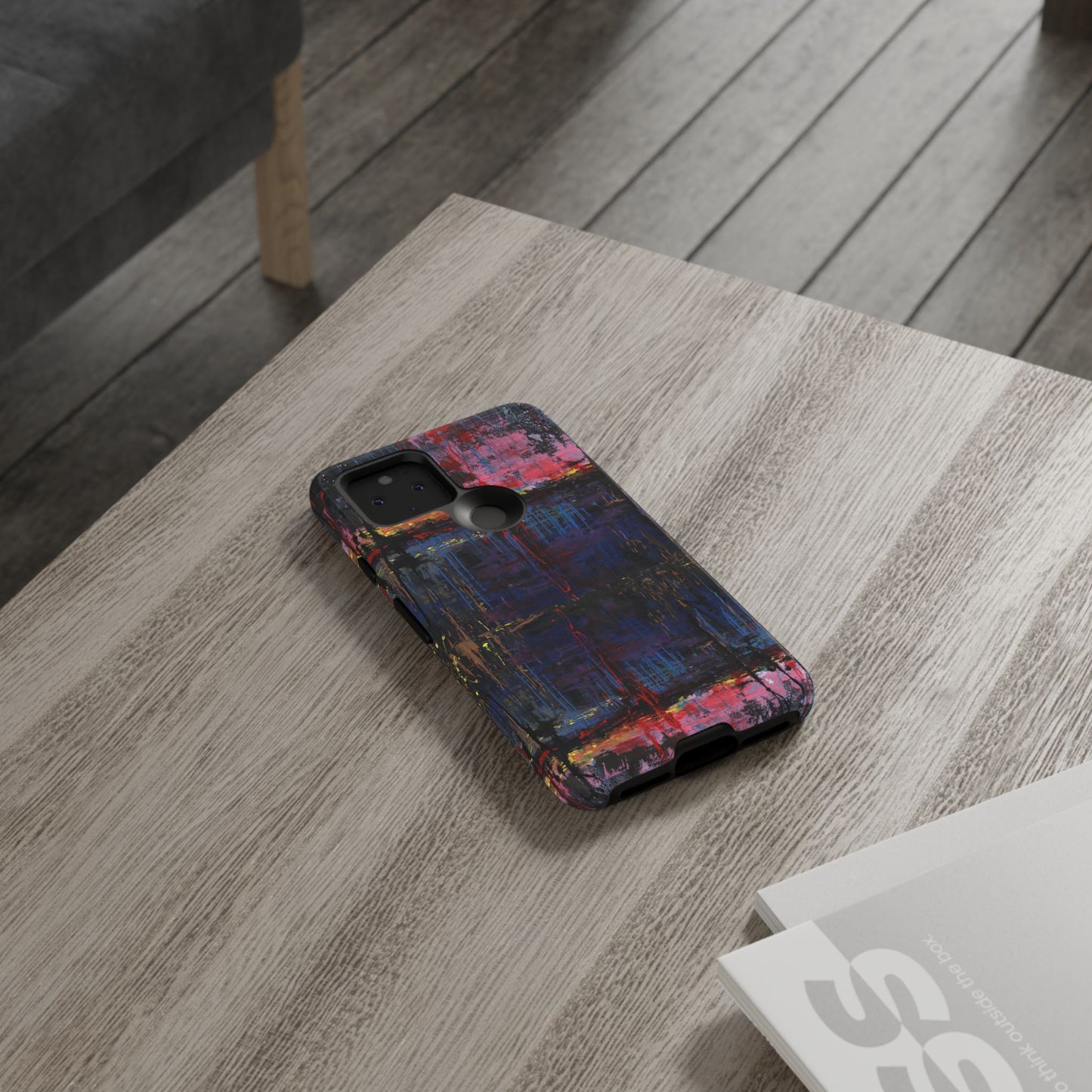 Artistic Tough Cases - Colorful Abstract Phone Case for Creative Souls- Illumination Image