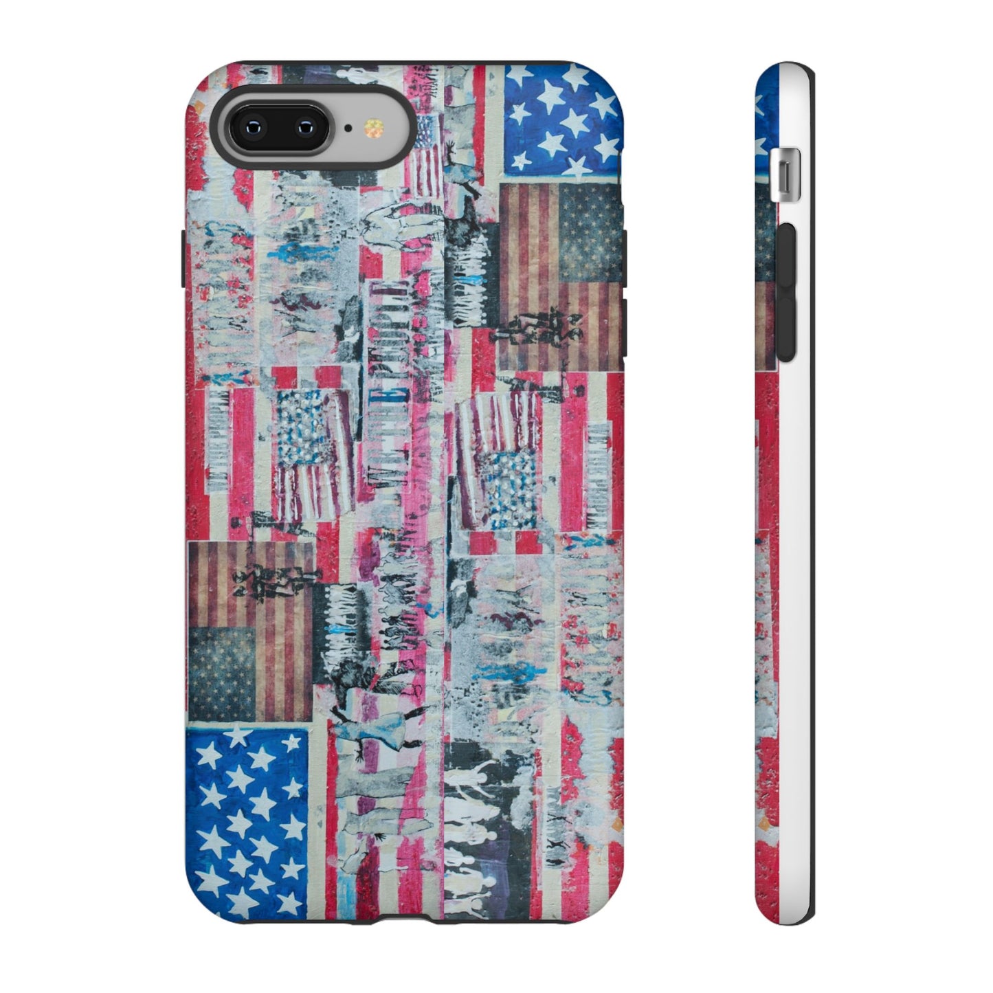 Patriotic Phone Case -We The People Image - Tough Cases with American Flag Design