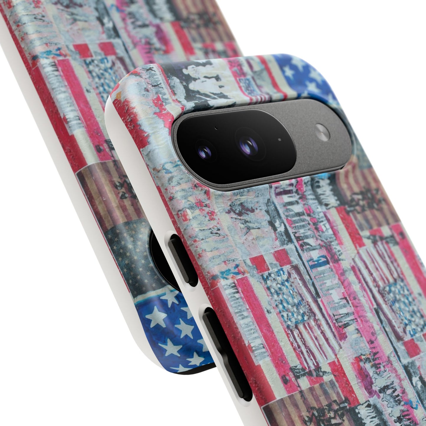 Patriotic Phone Case -We The People Image - Tough Cases with American Flag Design