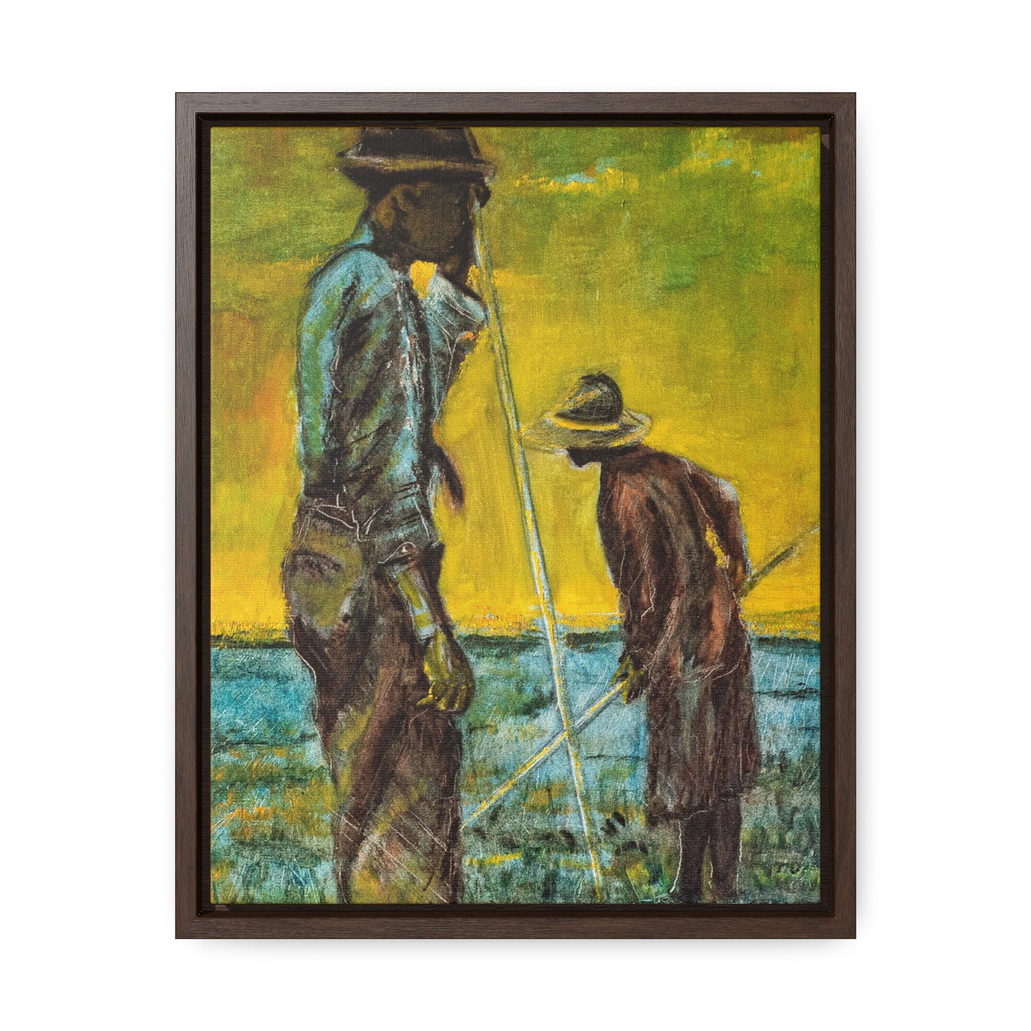 Sundown - Framed Canvas Print
