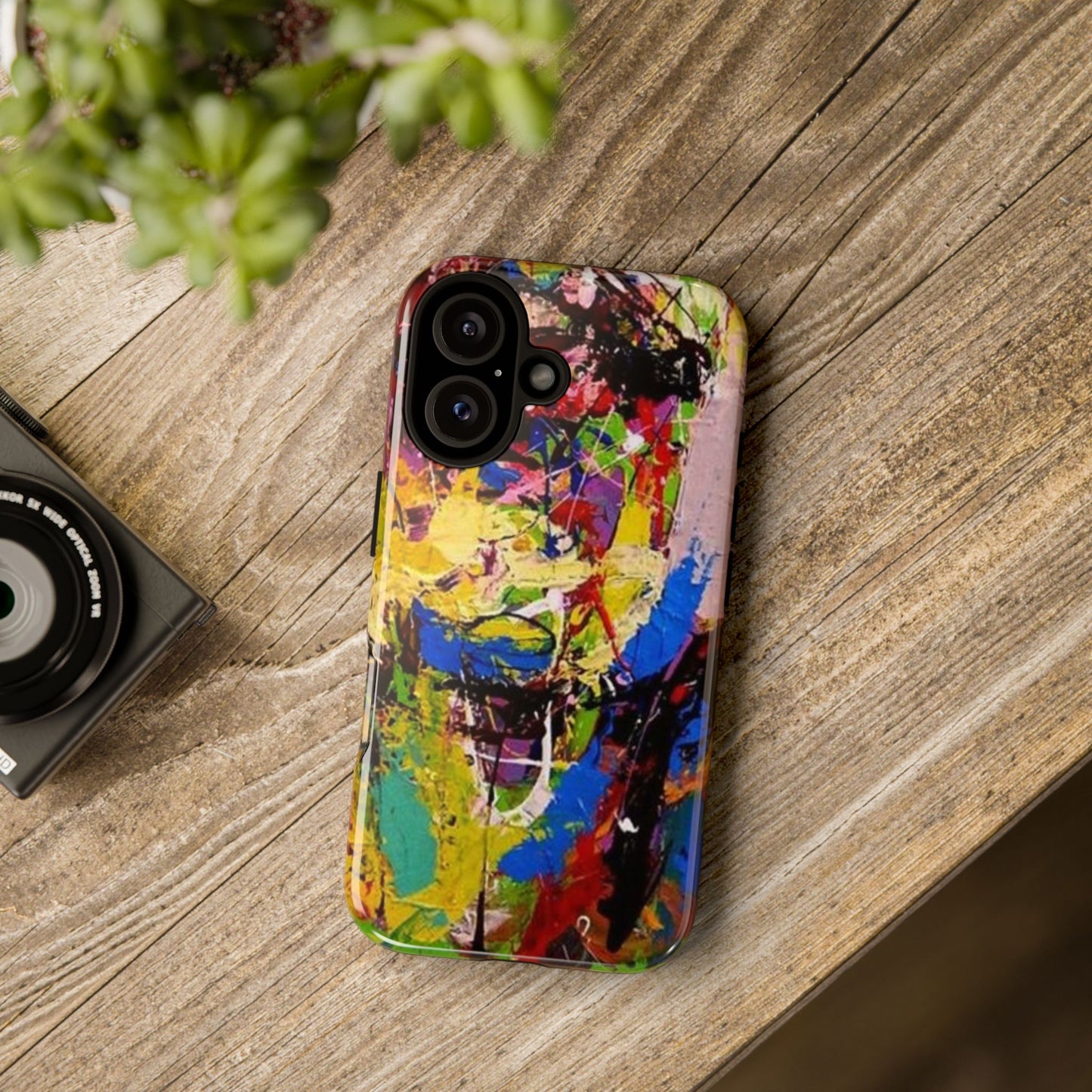 Vibrant Abstract Phone Case - Tough Cases for Bold Individuals