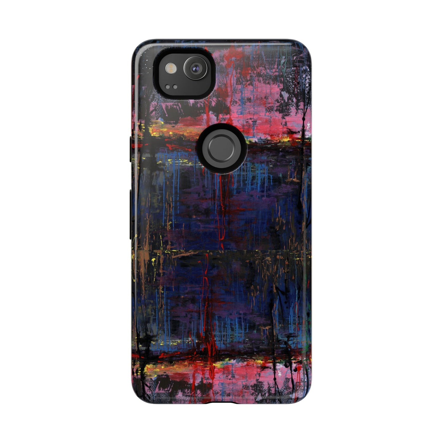 Artistic Tough Cases - Colorful Abstract Phone Case for Creative Souls- Illumination Image