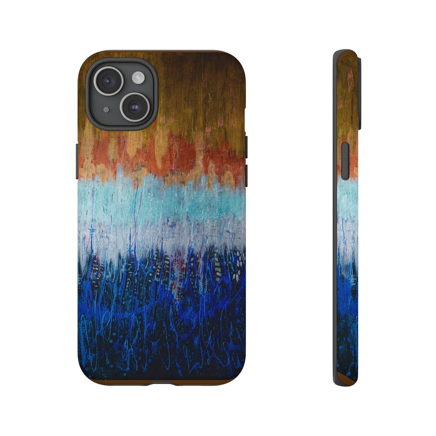Artistic Tough iPhone Case - Colorful Abstract Design