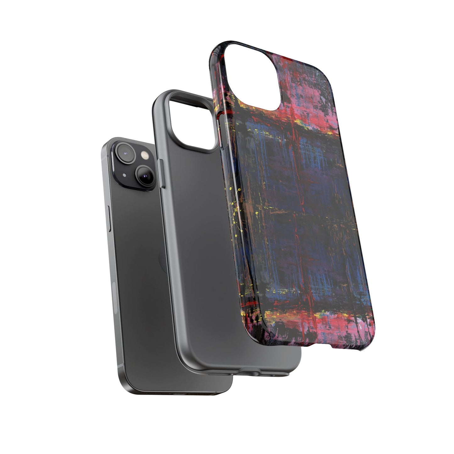 Artistic Tough Cases - Colorful Abstract Phone Case for Creative Souls- Illumination Image
