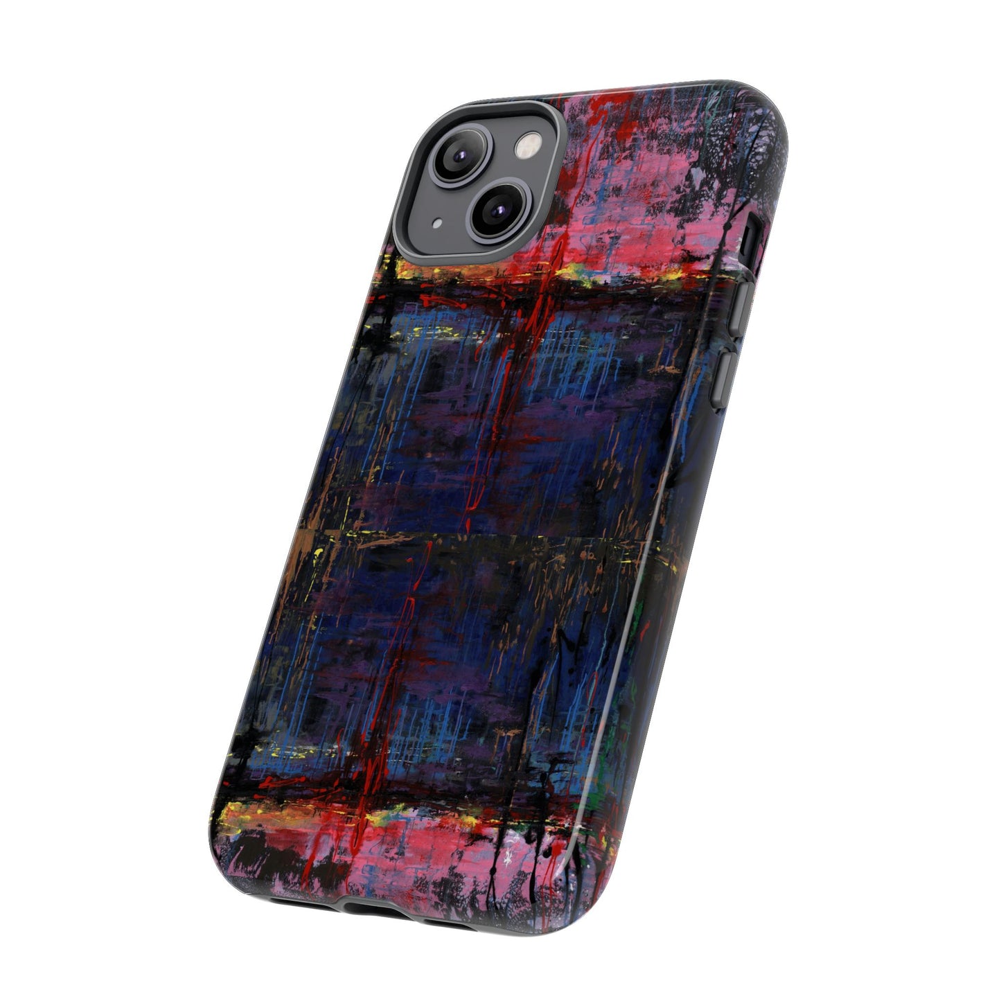 Artistic Tough Cases - Colorful Abstract Phone Case for Creative Souls- Illumination Image