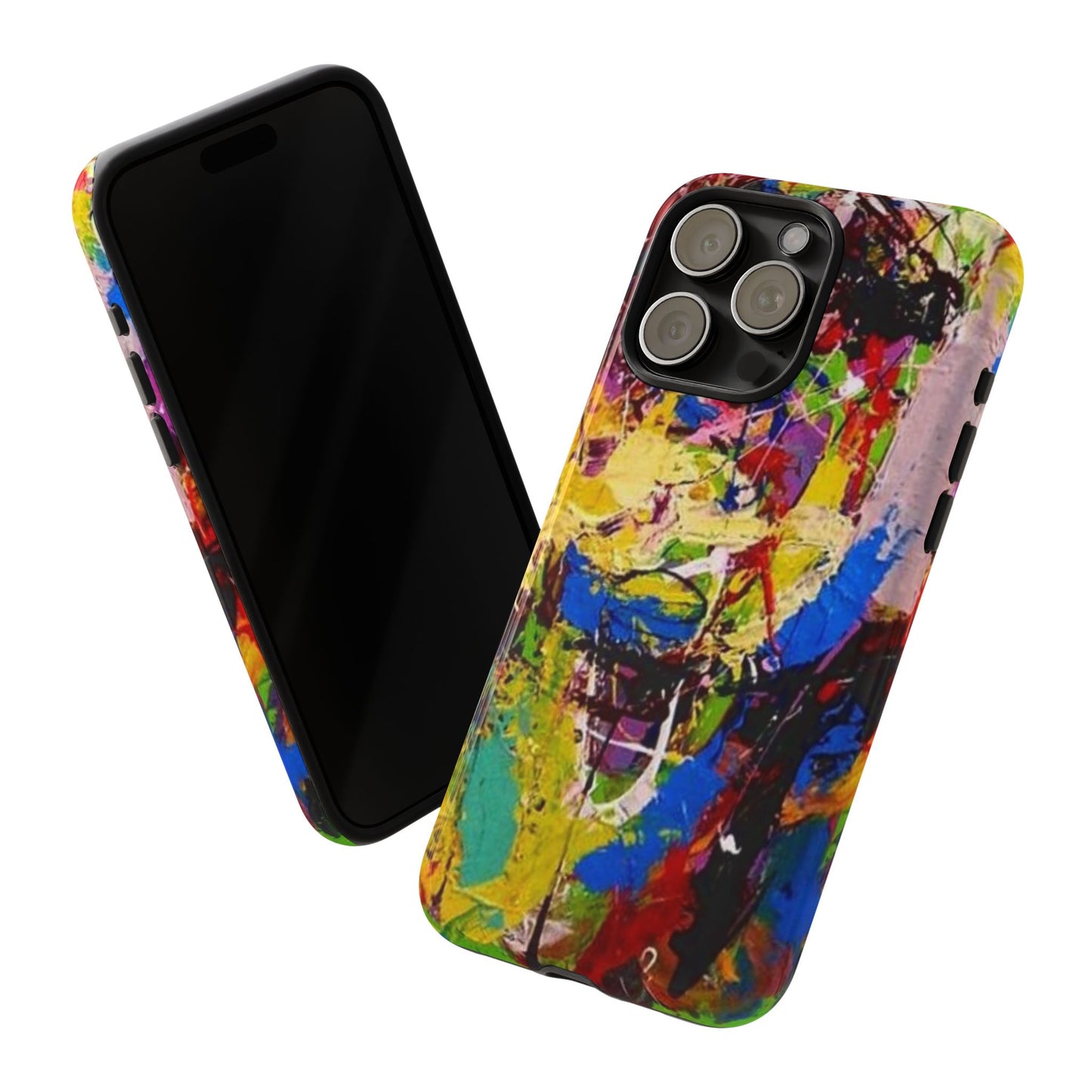 Vibrant Abstract Phone Case - Tough Cases for Bold Individuals