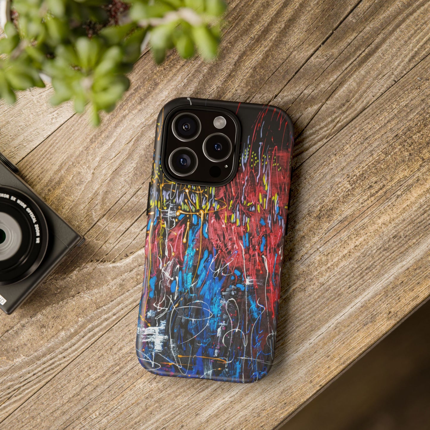 Vibrant Tough Case-Passion of Life Image- Artistic Phone Cover for Bold Personalities
