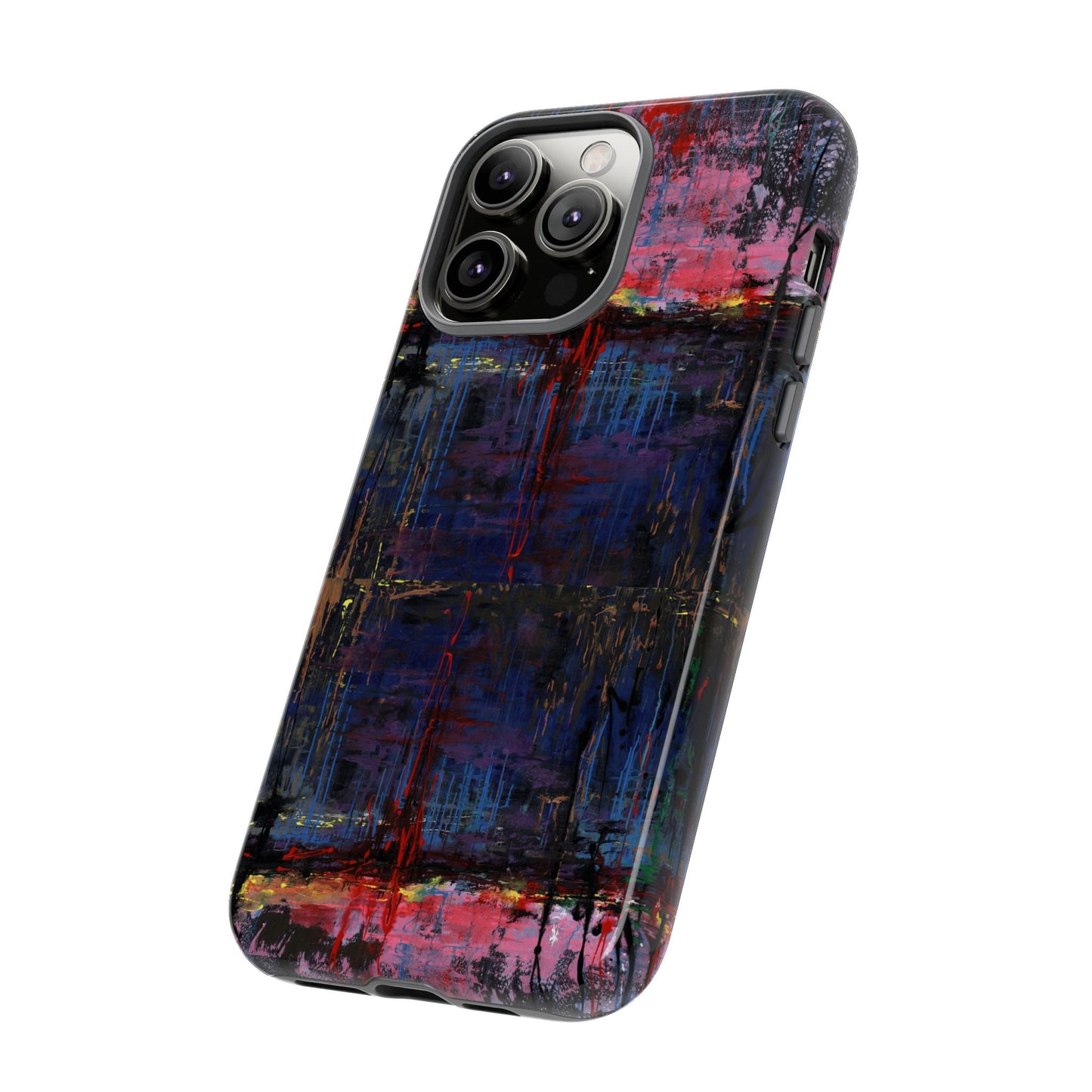 Artistic Tough Cases - Colorful Abstract Phone Case for Creative Souls- Illumination Image