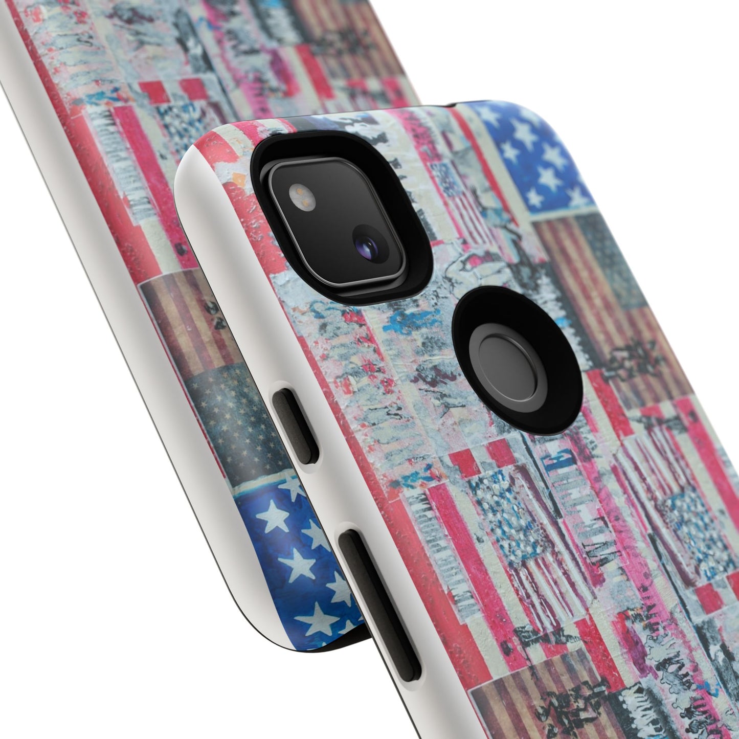Patriotic Phone Case -We The People Image - Tough Cases with American Flag Design