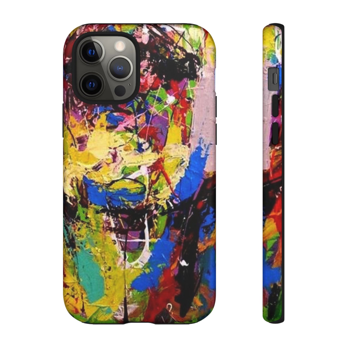 Vibrant Abstract Phone Case - Tough Cases for Bold Individuals