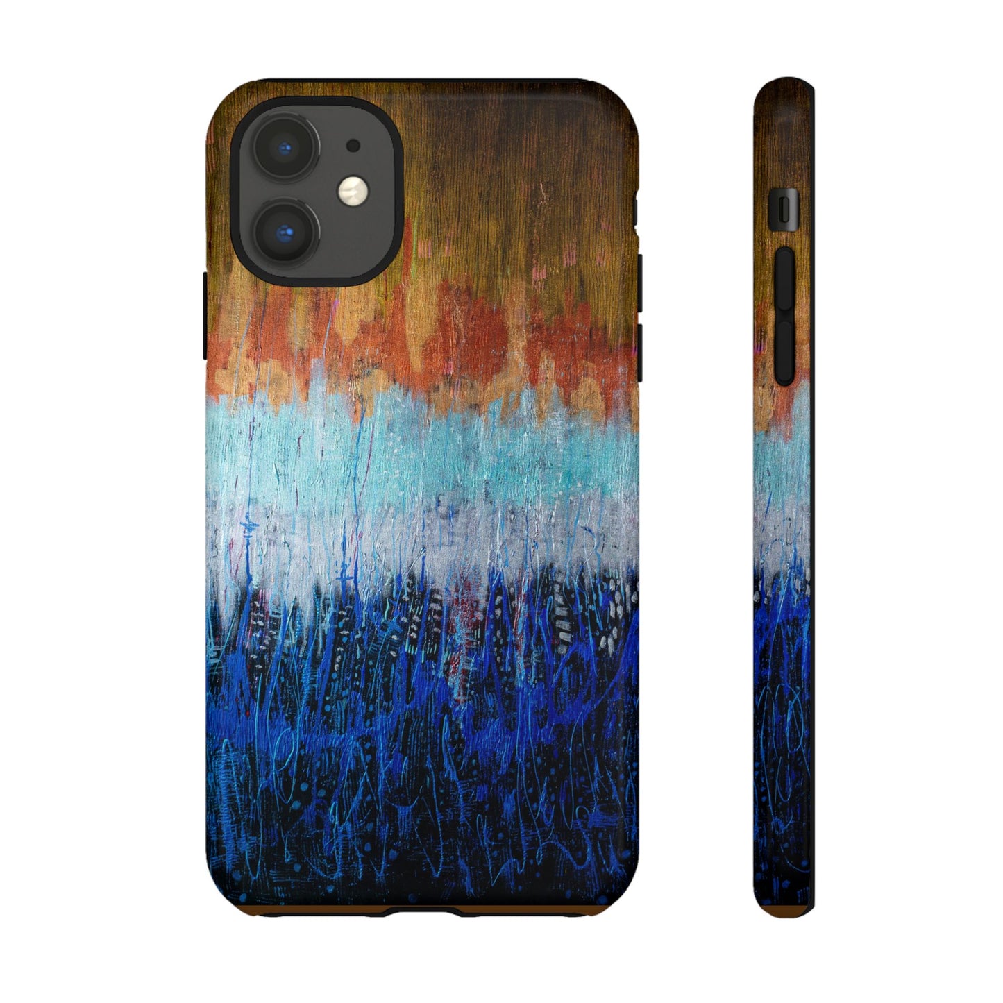 Artistic Tough iPhone Case - Colorful Abstract Design