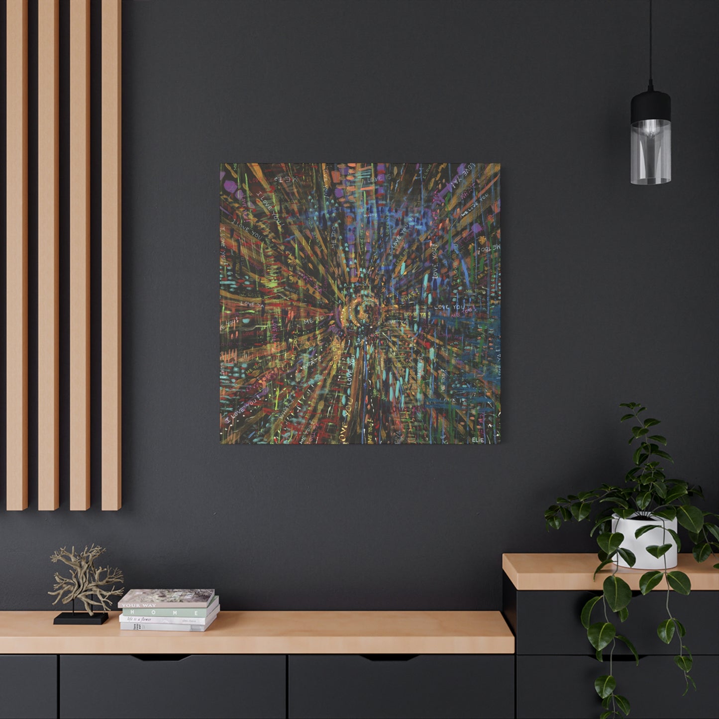 I Love You - Matte Canvas Print