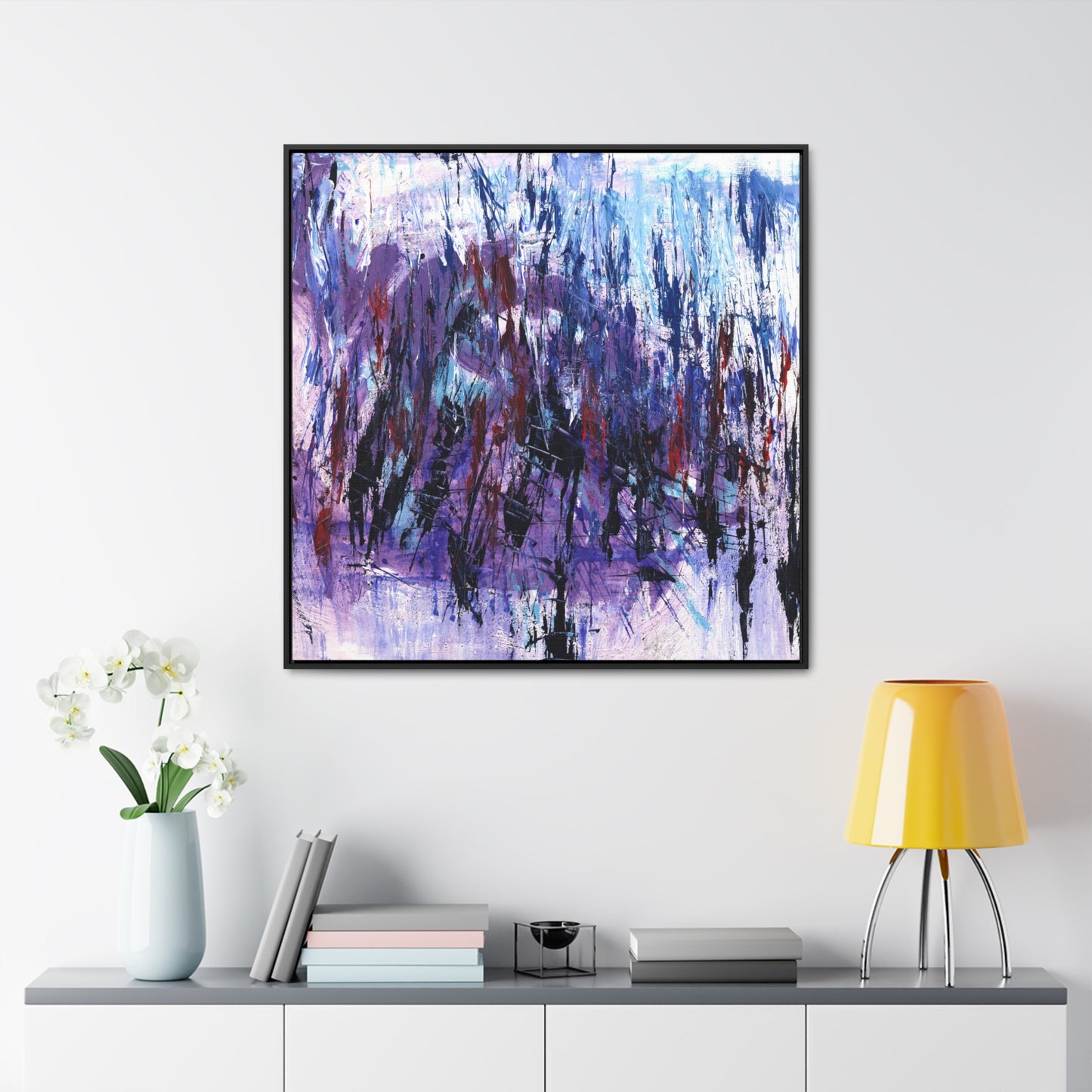 White Spring - Framed Canvas Print