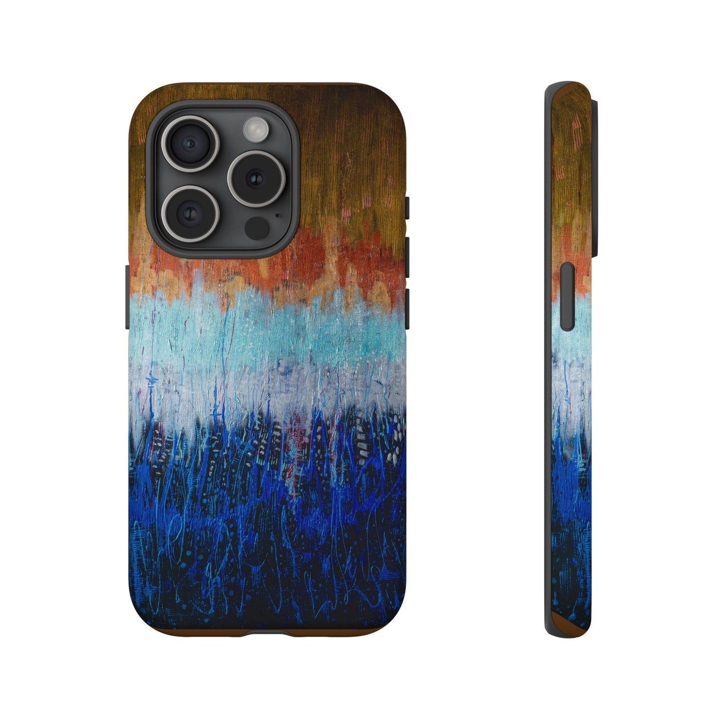 Artistic Tough iPhone Case - Colorful Abstract Design