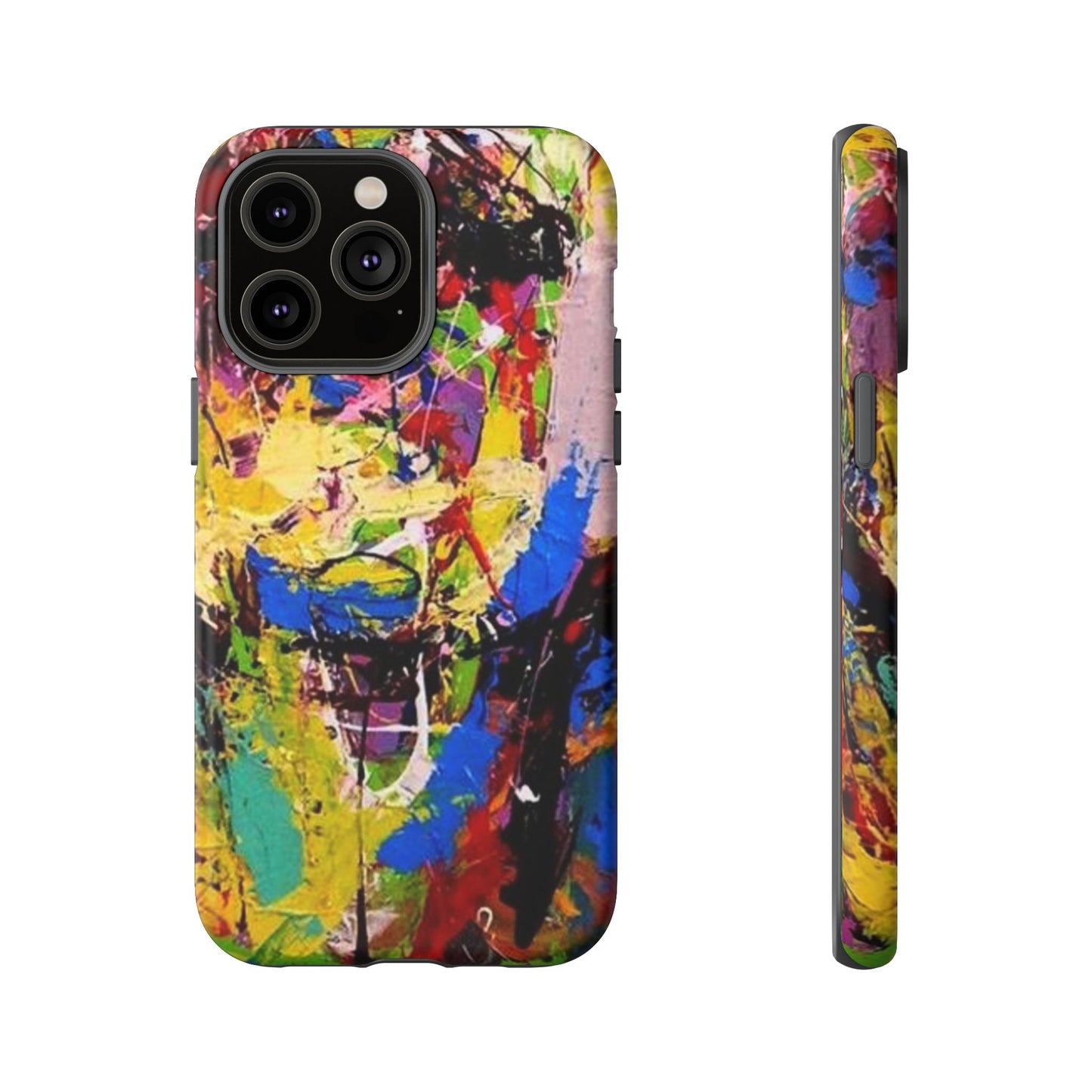 Vibrant Abstract Phone Case - Tough Cases for Bold Individuals