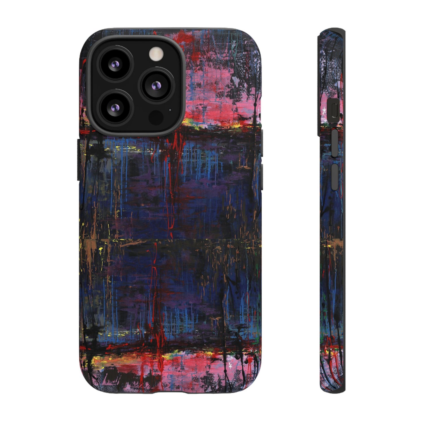 Artistic Tough Cases - Colorful Abstract Phone Case for Creative Souls- Illumination Image