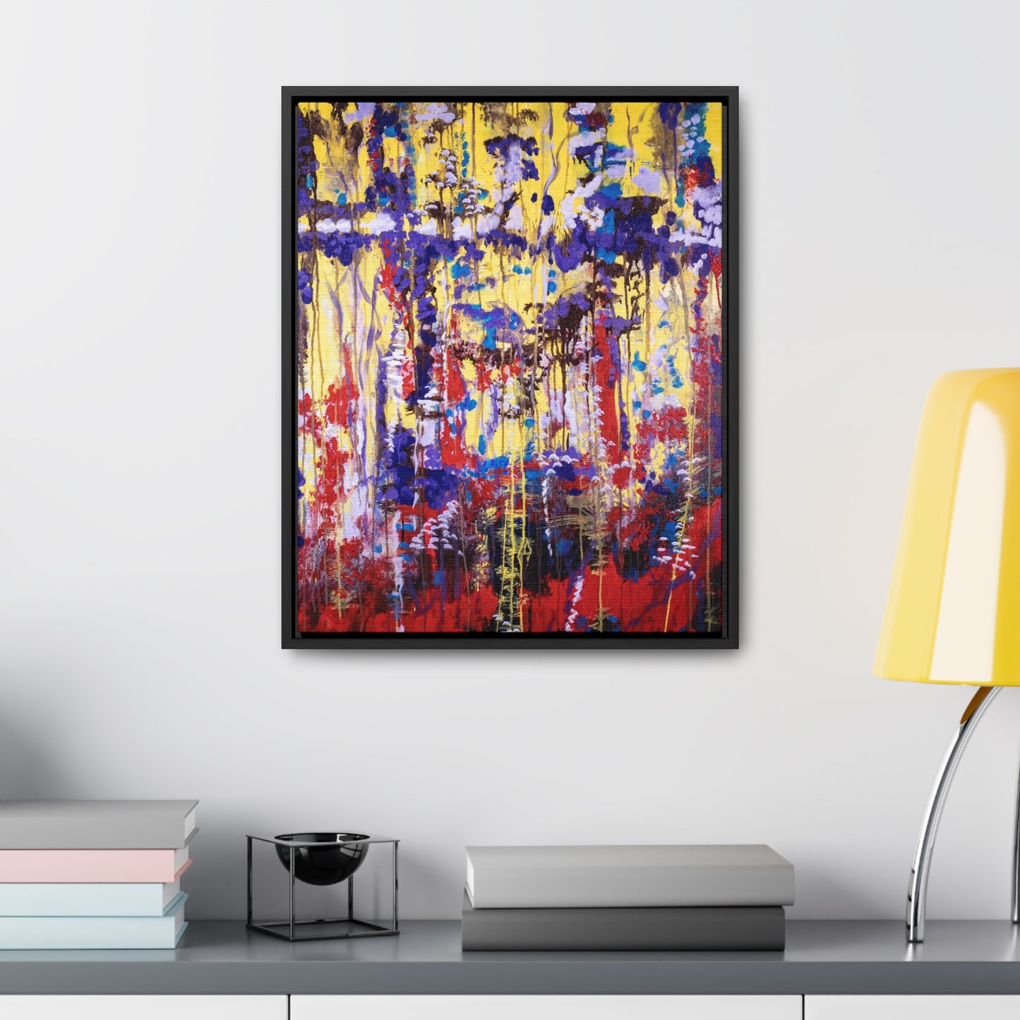 Celebration of Spring - Framed Canvas Print