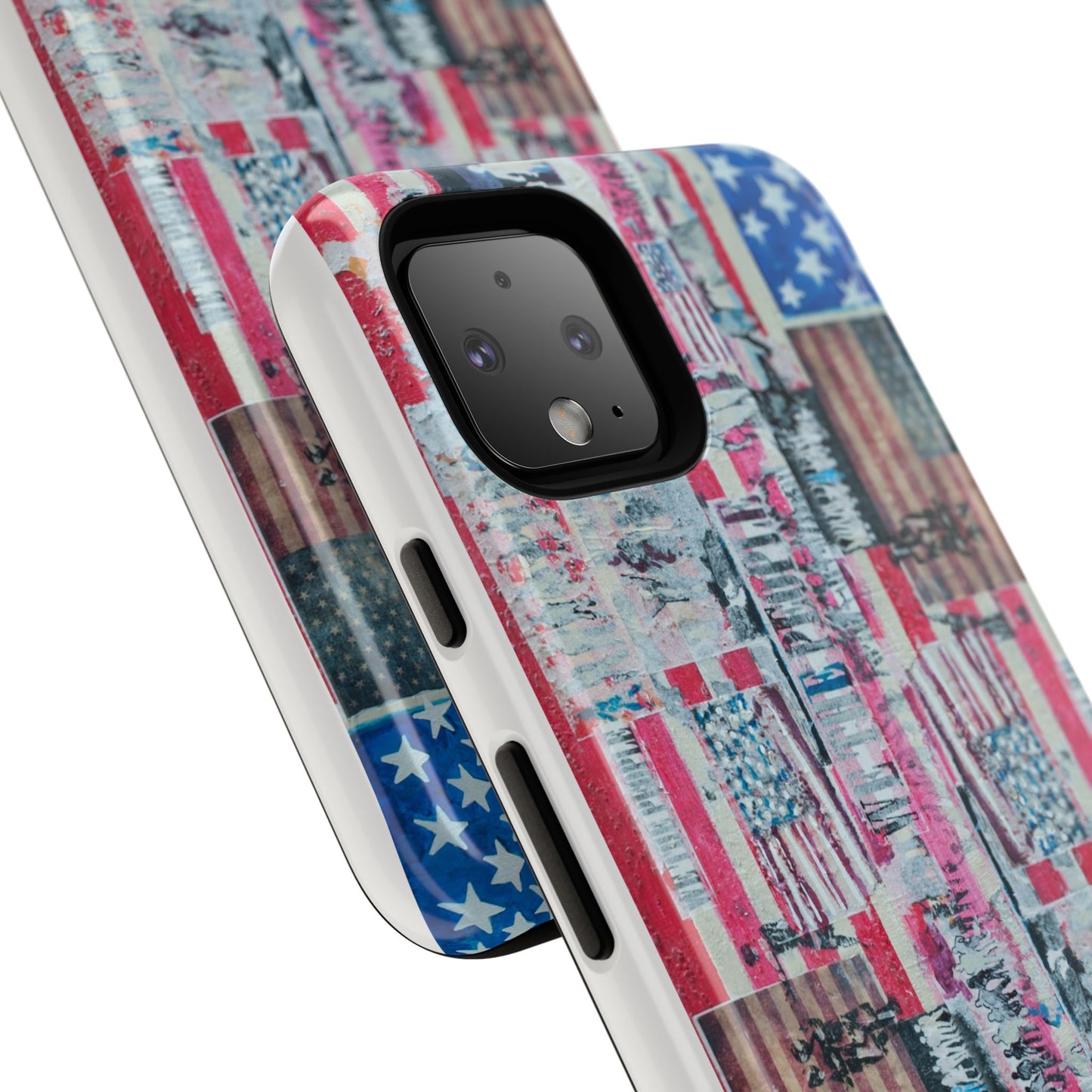 Patriotic Phone Case -We The People Image - Tough Cases with American Flag Design