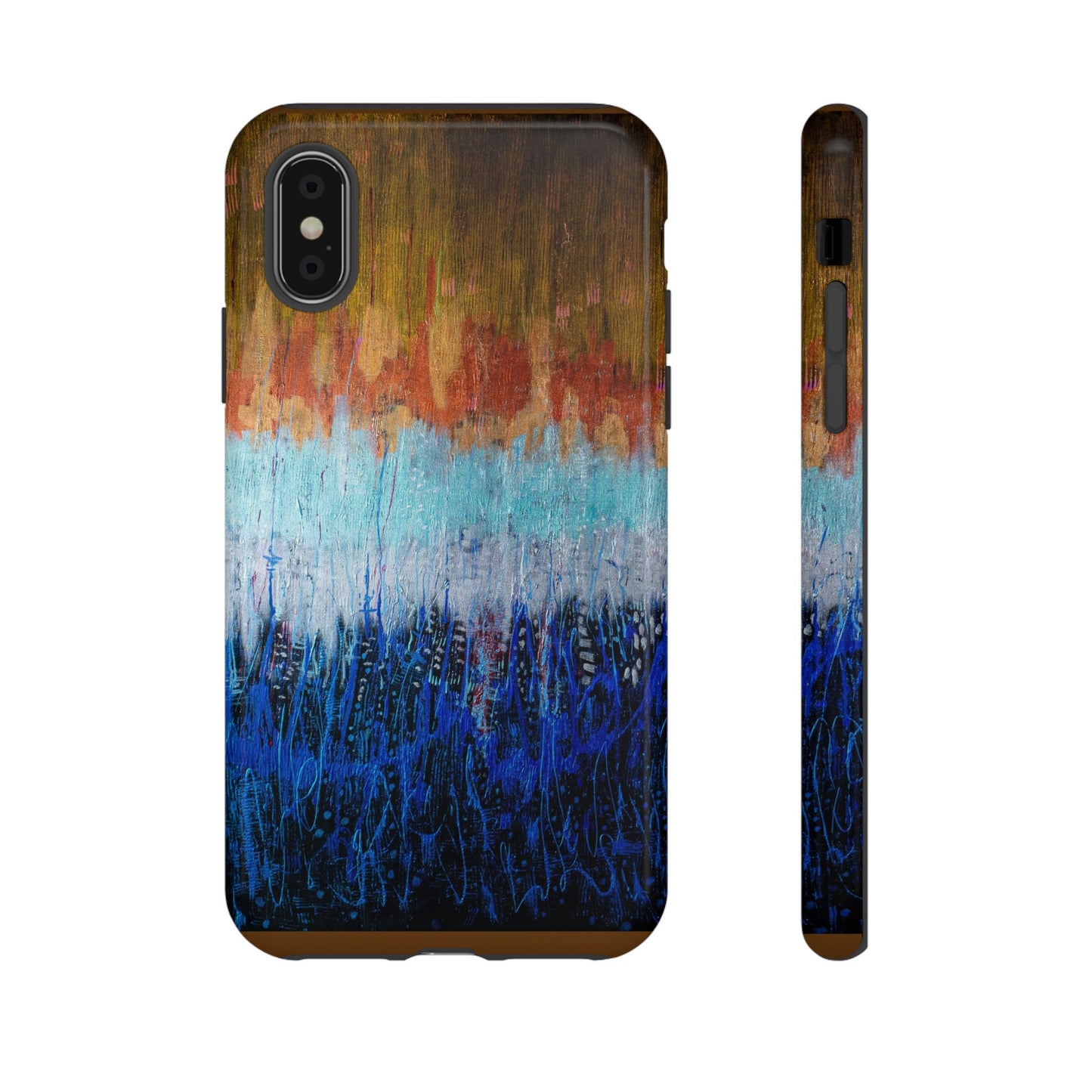 Artistic Tough iPhone Case - Colorful Abstract Design