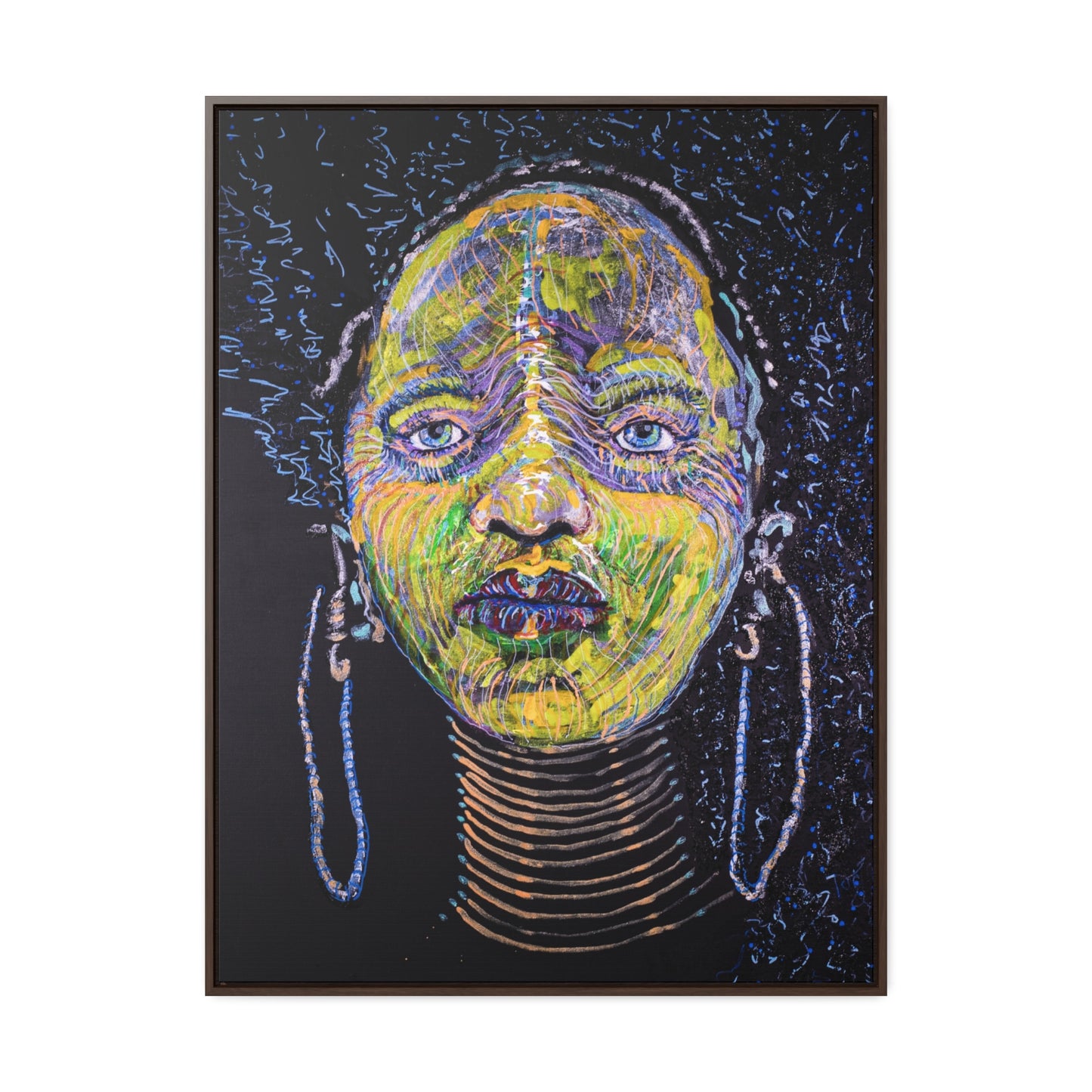 Native Daughter - Framed Canvas Print