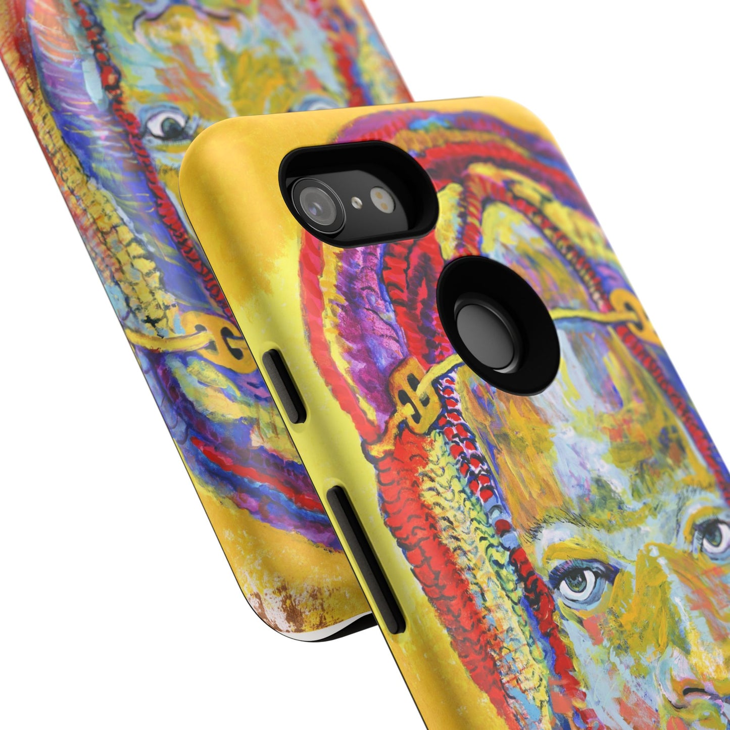 Vibrant Artistic Phone Case - Tough Cases for Creative Souls- African Youth Image