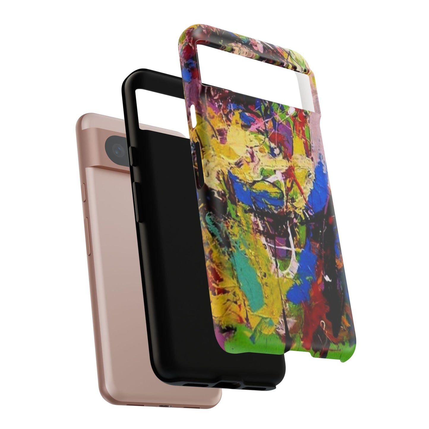 Vibrant Abstract Phone Case - Tough Cases for Bold Individuals